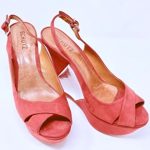 Schutz wedge sandals 8